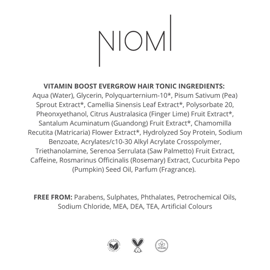 NIOMI Vitamin Boost Evergrow Hair Tonic