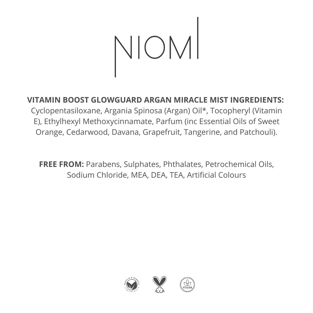 NIOMI Vitamin Boost Glowguard Argan Miracle Mist