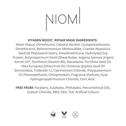 NIOMI Vitamin Boost, Repair Mask 250ml